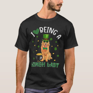 T-shirt I Love Being A Lunch Lady Golden Dog Lunch Lady St