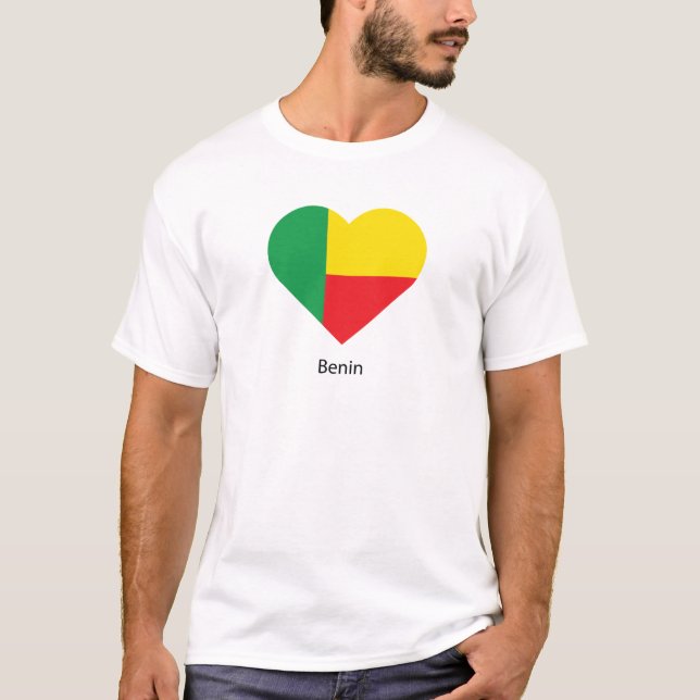 T-shirt I Love Bénin (Devant)