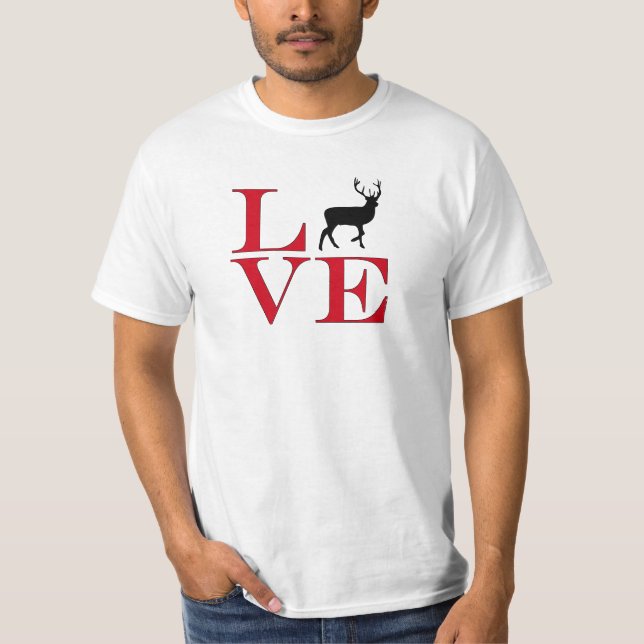 T-shirt I Love Big Bucks - Tee de couleur claire (Devant)