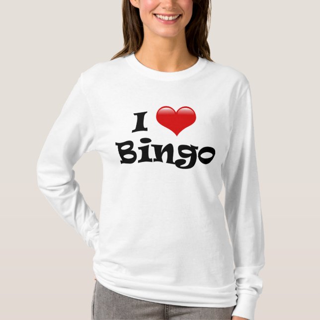 T-shirt I Love Bingo (Devant)