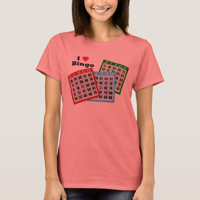 T-shirt I Love Bingo Shirt (Devant)