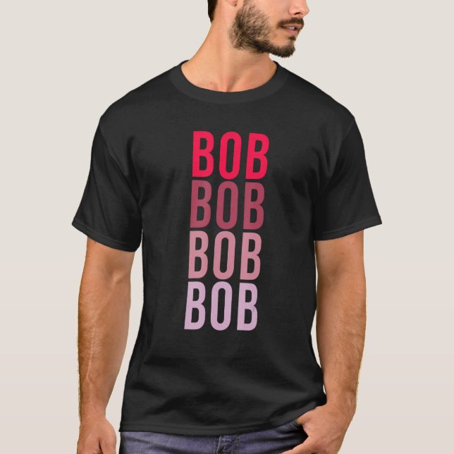 T-shirt I Love BOB Prénom BOB 1 (Devant)