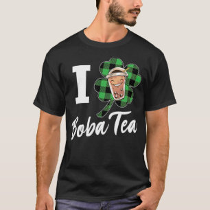 T-shirt I Love Boba Tea Irish dessin animé tina