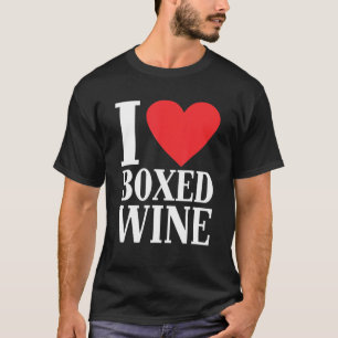 T-shirt I Love Boxed Vin pas cher 1
