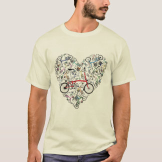 T-shirt I Love Brompton Bikes
