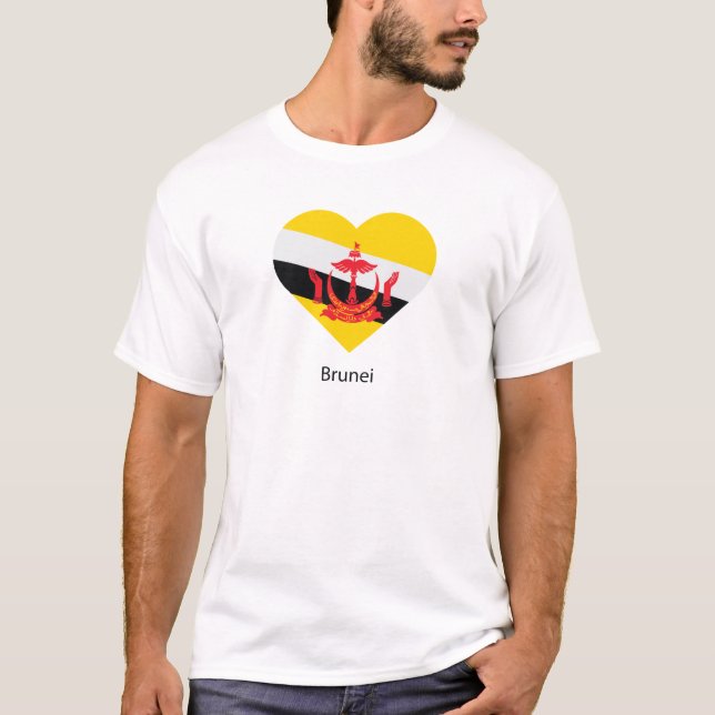 T-shirt I Love Brunei (Devant)