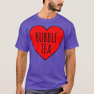 T-shirt I Love Bubble Tea Heart 1