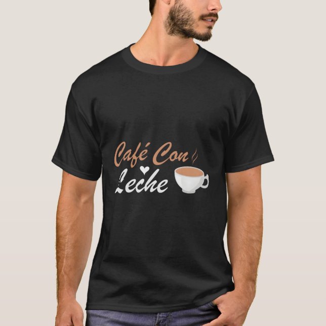 T-shirt I Love Cafe Con Leche (Devant)