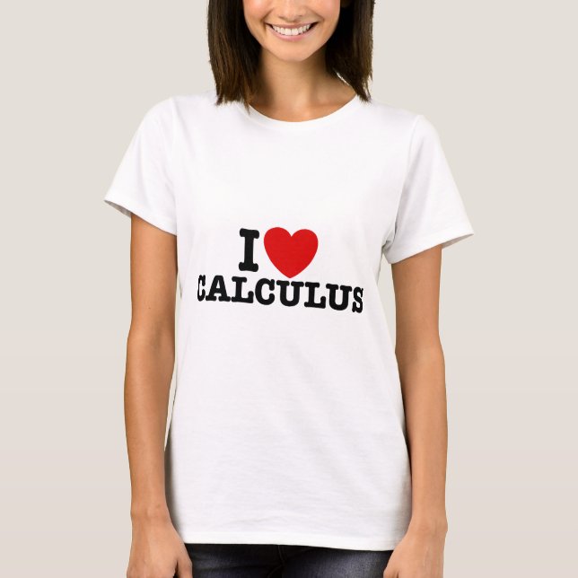 T-shirt I Love Calculus (Devant)
