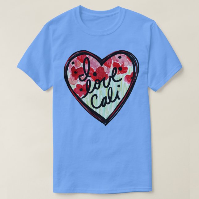 T-shirt I Love Cali (Design devant)