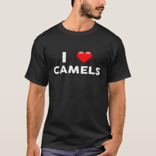 T-shirt I Love Camels Heart Camel