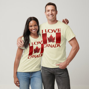 T-shirt I Love Canada Débardeur Canada Souvenir Chemise Ho