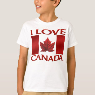 T-shirt I Love Canada Sweatshirt Souvenir du Canada pour e