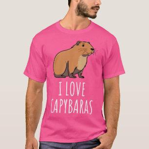 T-shirt I Love Capybaras