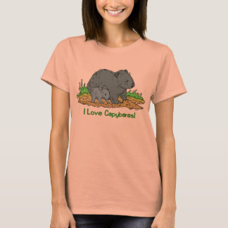 T-shirt I Love Capybaras 2