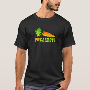 T-shirt I Love Carottes Légumes