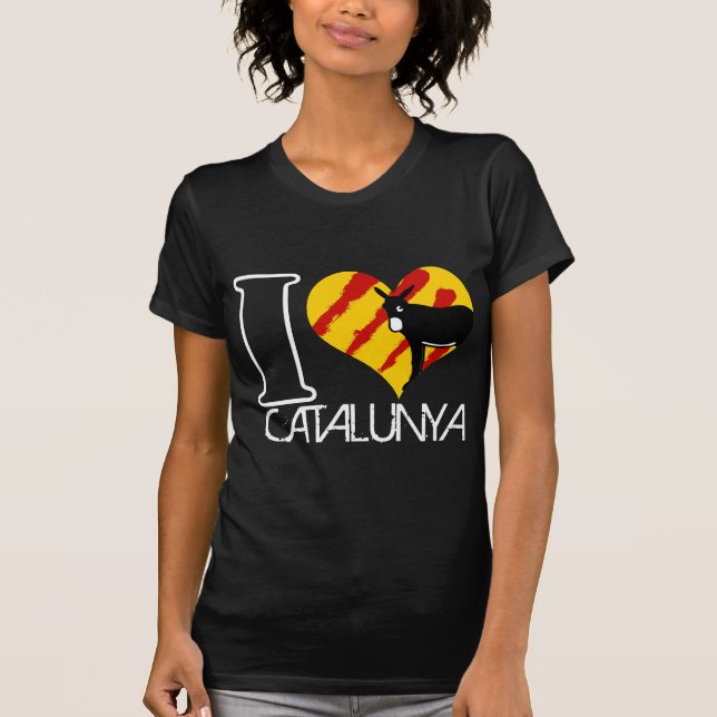 T-shirt I Love Catalunya (Devant)