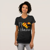 T-shirt I Love Catalunya (Devant entier)