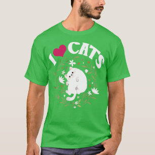 T-shirt I Love Cats1