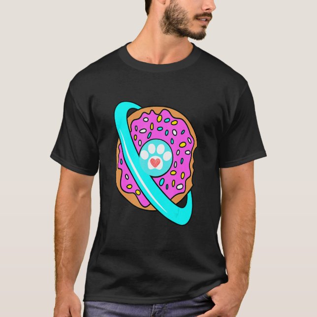 T-shirt I Love Cats Donut Sprinkings Floatty Summer Natati (Devant)