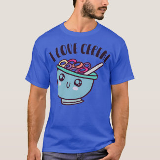 T-shirt I Love Cereal kawaii