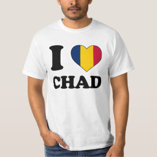T-shirt I love Chad