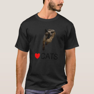 T-shirt I Love Chats I Love Chats For Cats Mum S