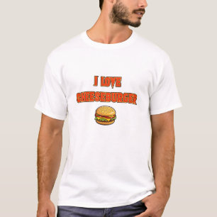 T-shirt I Love Cheeseburger
