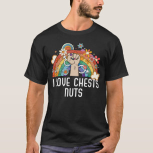 T-shirt I Love Chests Nuts Bisexual Fierté Bisexualité LGB