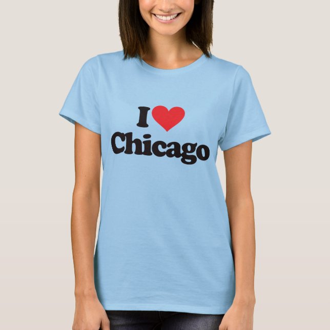 T-shirt I Love Chicago (Devant)