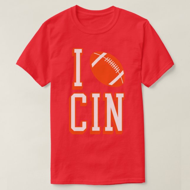 T-shirt I Love CIN Black (Design devant)