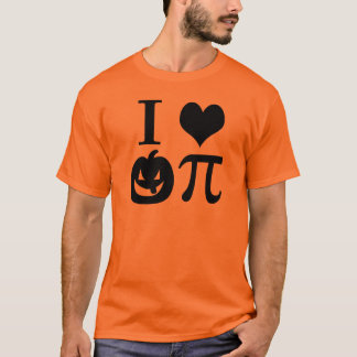 T-shirt I Love Citrouille Pi