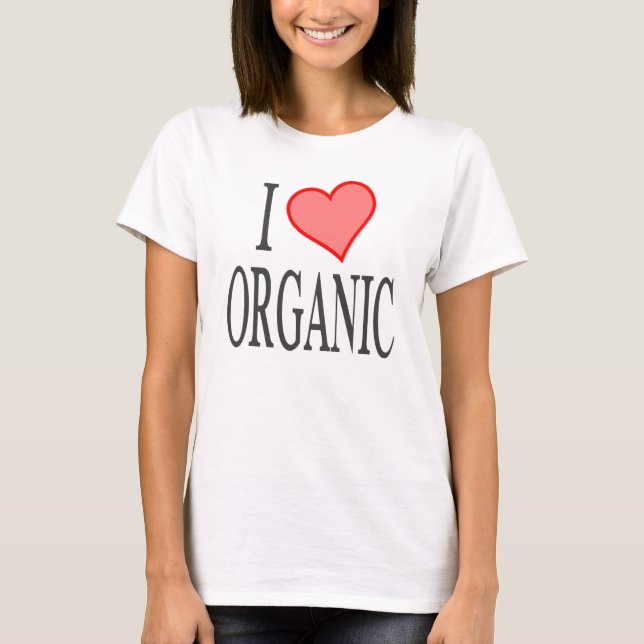 T-shirt I Love (Coeur) Bio (Devant)