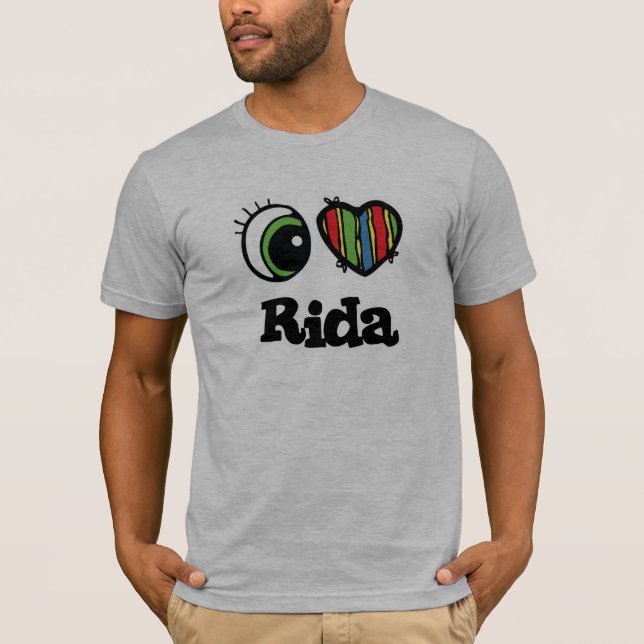 T-shirt I Love (Coeur) Rida (Devant)