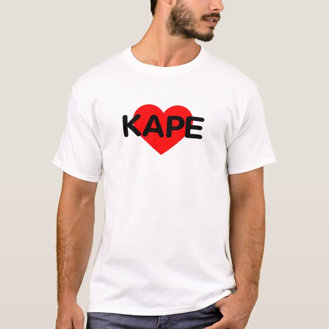 T-shirt I Love Coffee - Kape Philippines (Devant)
