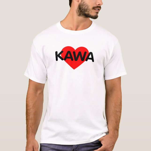 T-shirt I Love Coffee - Kawa Pologne (Devant)