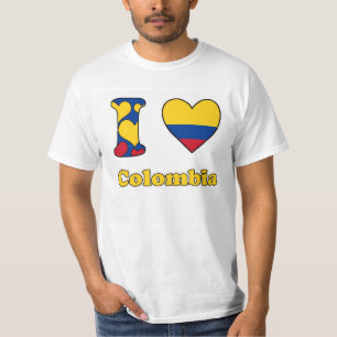 T-shirt I love Colombia