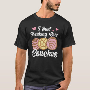 T-shirt I Love Conchas Pan Dulce Latina Mexican Mujer Conc