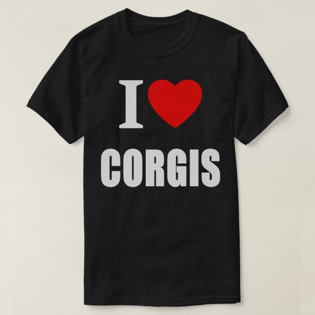 T-shirt I Love Corgis For Men Women Dog Owners886 (Design devant)