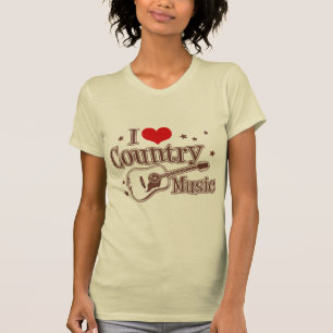 T-shirt I Love Country Music