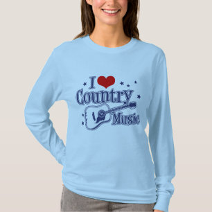 T-shirt I Love Country Music