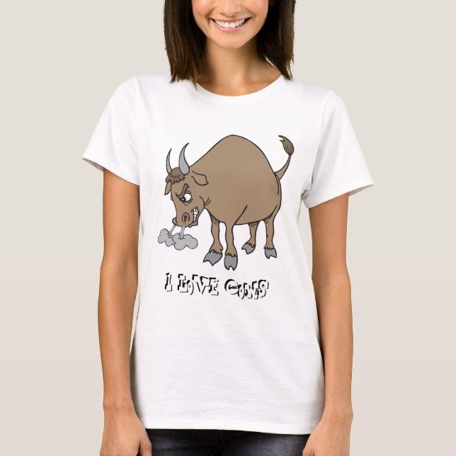 T-shirt I Love Cows (Devant)