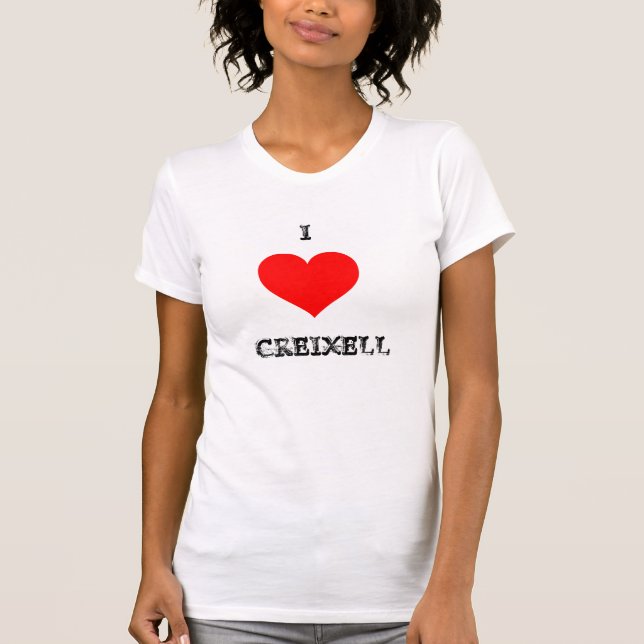 T-SHIRT I LOVE CREIXELL (Devant)