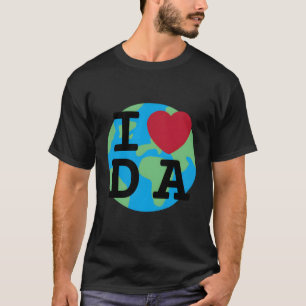 T-shirt I Love Da He David Attenborough Fan Eh
