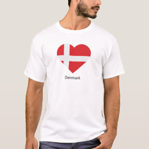 T-shirt I Love Danemark