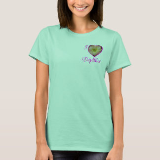 T-shirt I Love Daylilies avant et arrière