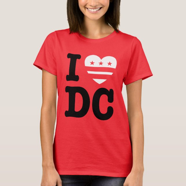 T-shirt I Love DC (Devant)