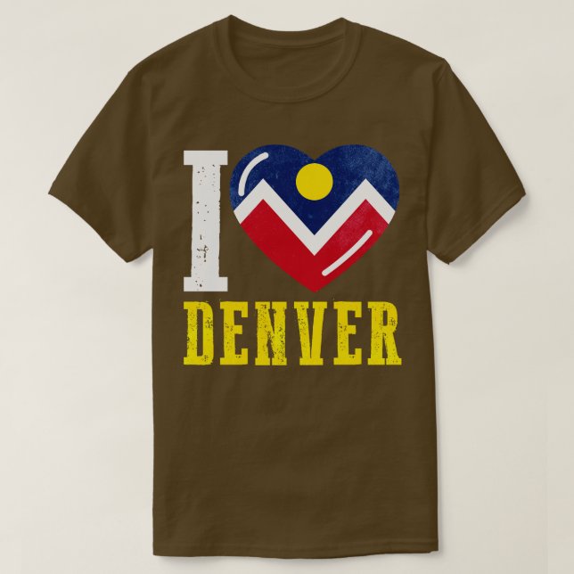 T-shirt I love Denver (Design devant)