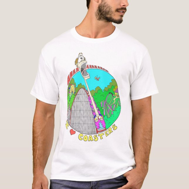 T-shirt I Love Dessous de verre (Devant)