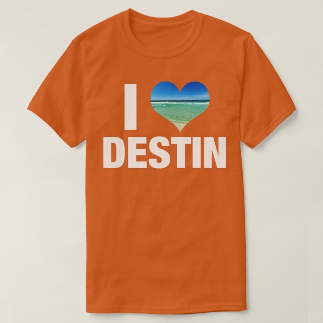 T-shirt I Love Destin Florida (Design devant)